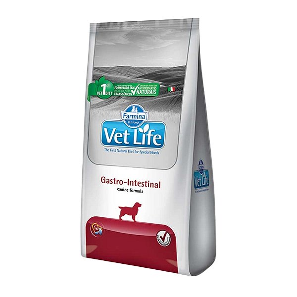 Ração Vet Life Natural Gastro Intestinal para Cães Adultos 2kg