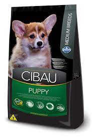 Ração Cibau Puppy Medium Breeds Cães Filhotes Raças Médias 25kg