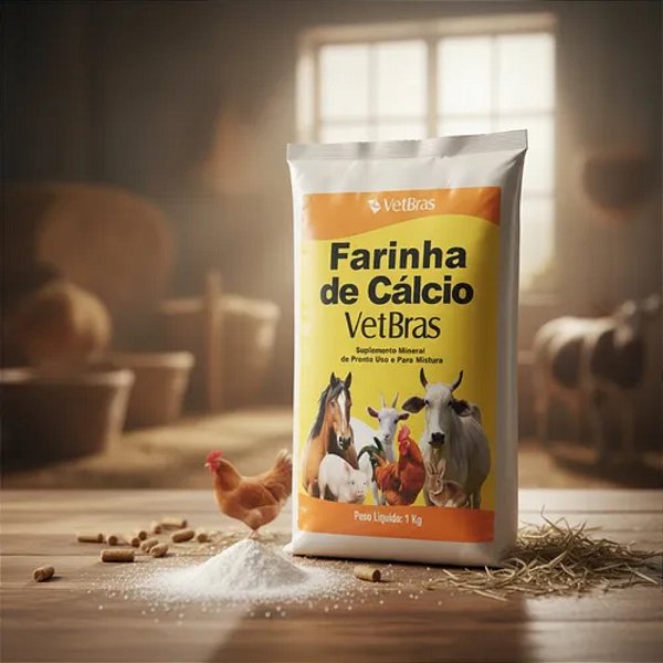 Farinha de Cálcio Vetbras 1KG