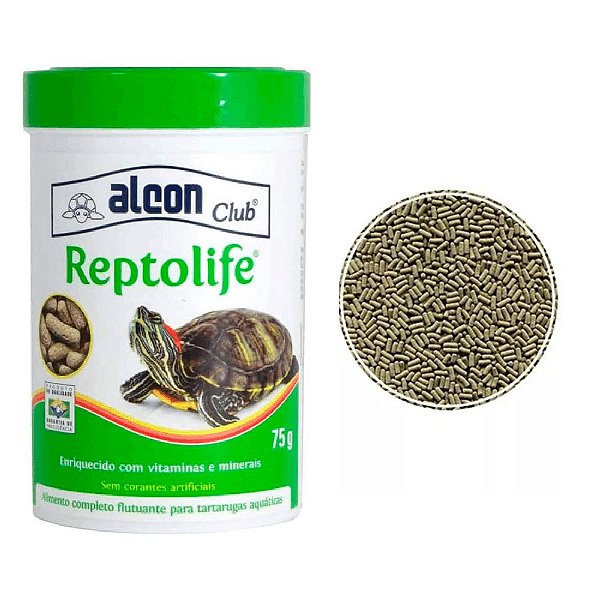 Ração para Répteis Alcon ReptoLife 75g Alimento Nutritivo