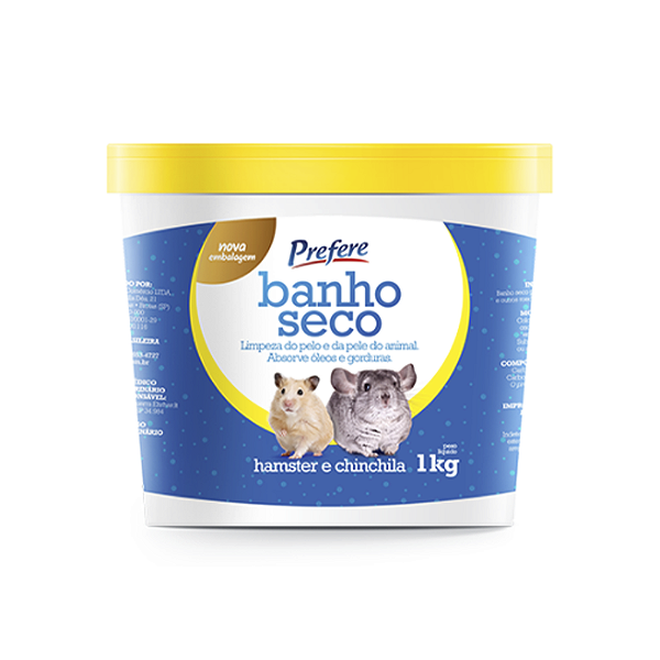 Banho A Seco Hamster E Chinchila 1Kg