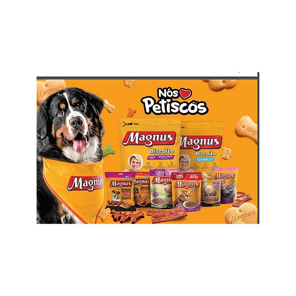 Biscoito Magnus Original 400g Petiscos para Cães Adultos