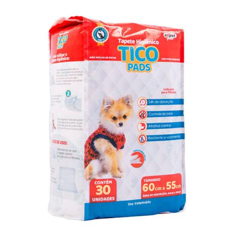 Tapete Higienico Tico Pads 30Unidades