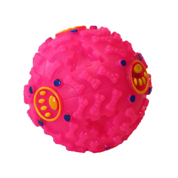Brinquedo Pet Bola Petisco Interativa para Cães Tamanho 10cm