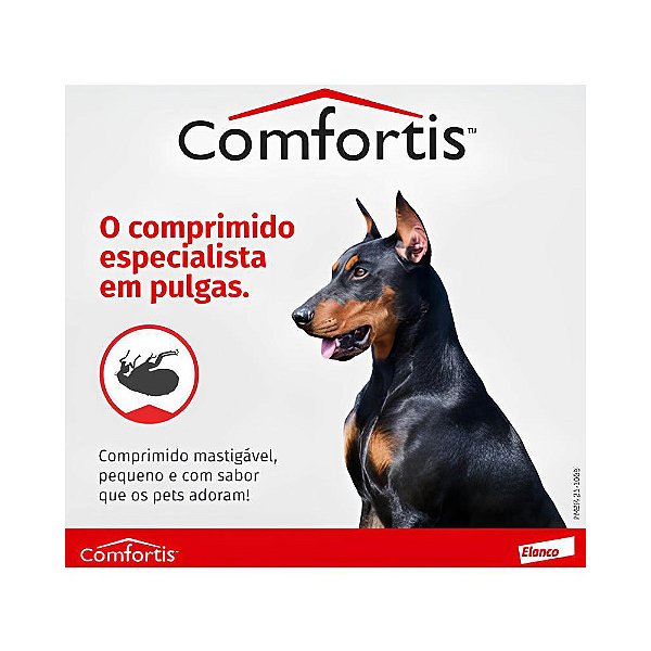 Antipulgas Comfortis 560mg Proteção para Cães de 9 a 18kg