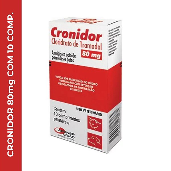 Cronidor Anti-inflamatório 80mg com 10 Comprimidos
