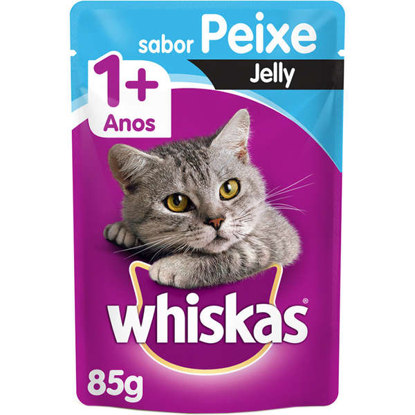 Sache Whiskas Peixe Jelly 85Gr