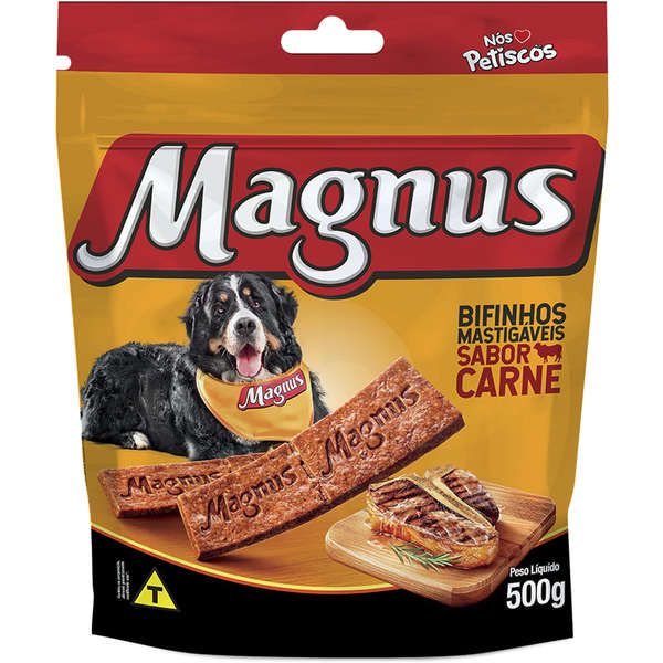 Bifinho Magnus Carne 60g Petisco Saboroso para Cães Adultos