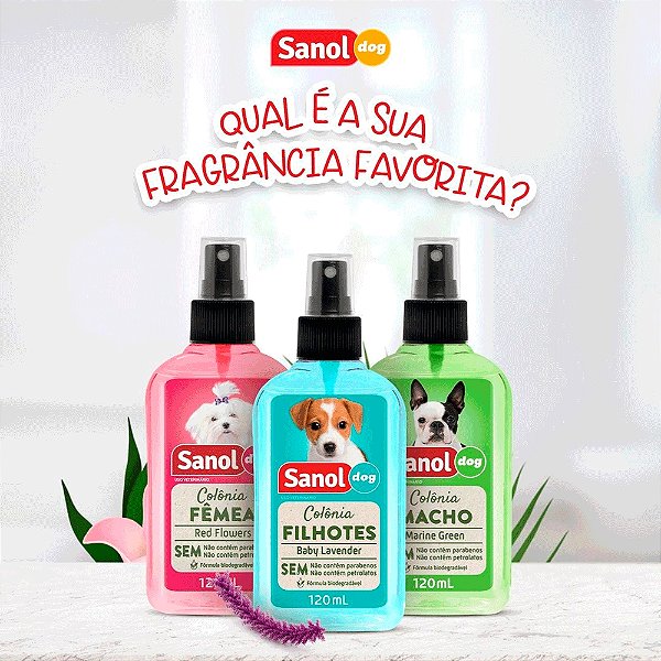 Colônia Sanol Floral Oriental Feminina 120ml