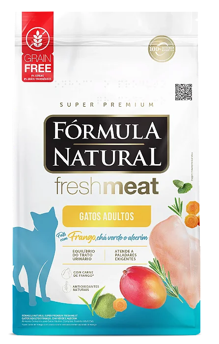 Ração Fórmula Natural Fresh Meat Gatos Adultos Frango 7kg