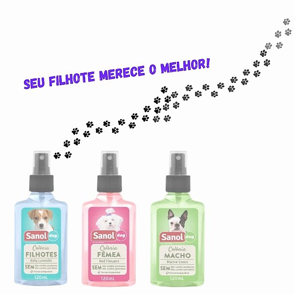 Colônia Sanol Filhote 120ml