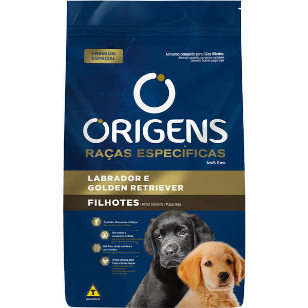 Origens Filhote Labrador/Golden 15Kg