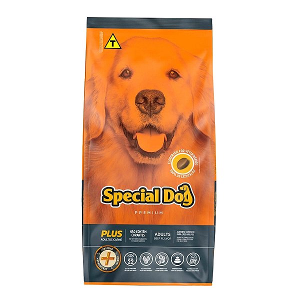Ração Special Dog Premium Plus para Cães Adultos Carne 20kg