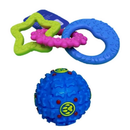 Brinquedo Pet Tres Links Borracha