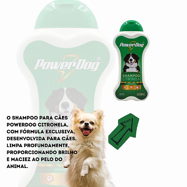 Shampoo Powerdog Citronela 500ml