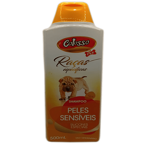 Shampoo Racas Colosso Pet Peles Sensiveis 500Ml
