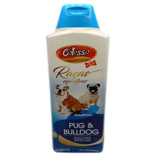Shampoo Racas Colosso Pet Pug E Bulldog 500Ml