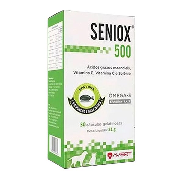 Seniox 500Mg C/ 30 Capsulas