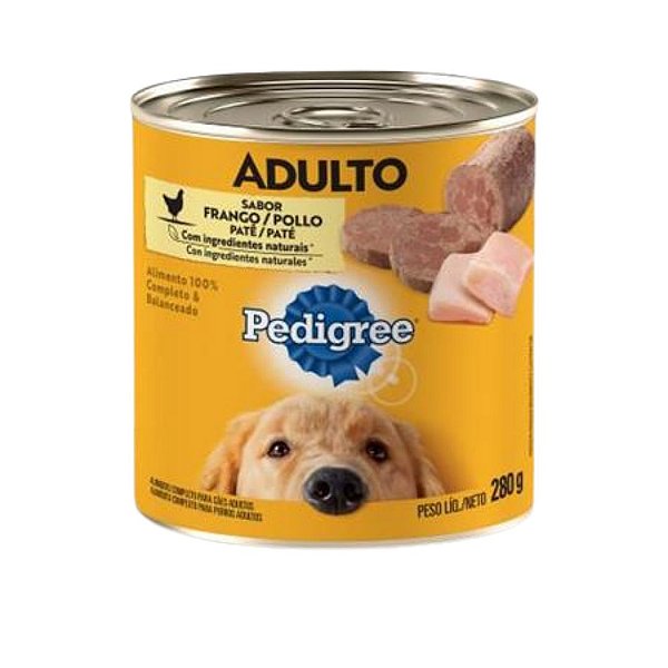 Pate Pedigree Adulto Frango 280G