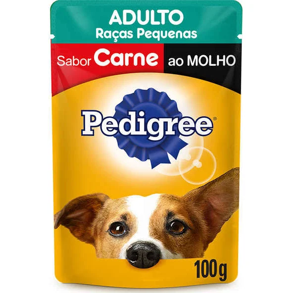 Sache Pedigree Adulto Racas Pequenas Carne 100G