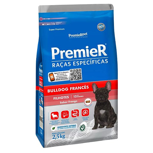 PREMIER RACAS ESP BULLDOG FRANCES FILH 2,5KG