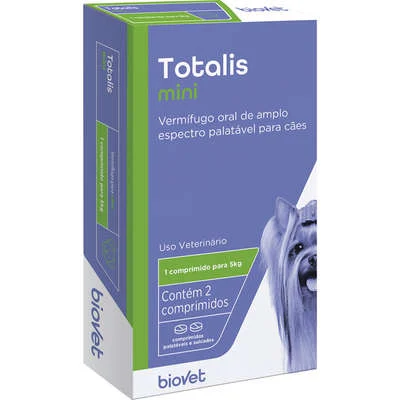 VERMIVET TOTALIS MINI 330 MG 2 COMP.