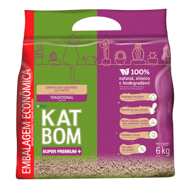 AREIA KATBOM TRADICIONAL ROSA ECONOMICO 6KG