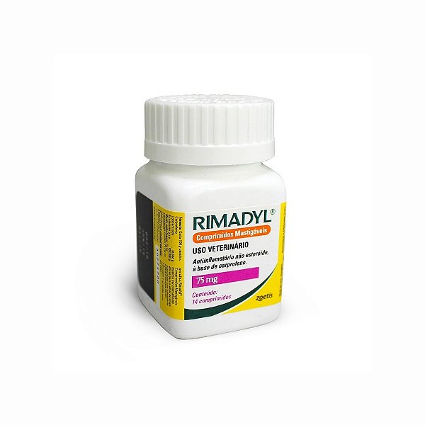Rimadyl 75mg Anti-inflamatóriocom 14 Comprimidos