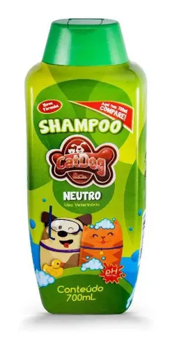 Shampoo Neutro Pet 700ml para Cães e Gatos da CatDog&Cia