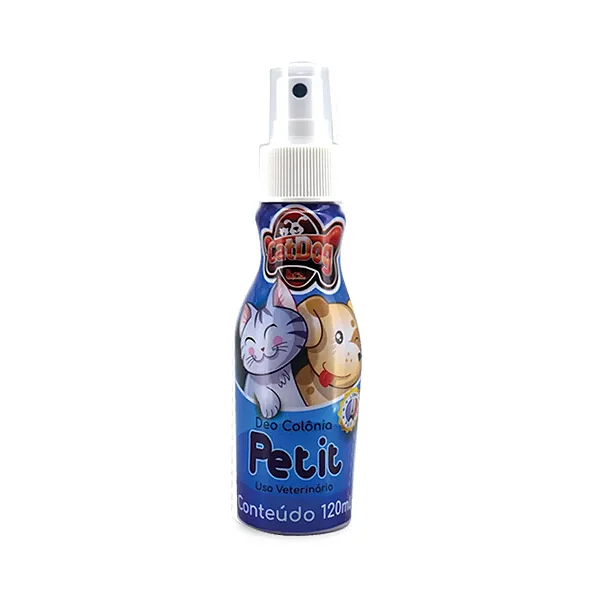 Deo Colônia para Cães e Gatos Fragrância Talc 120ml CatDog