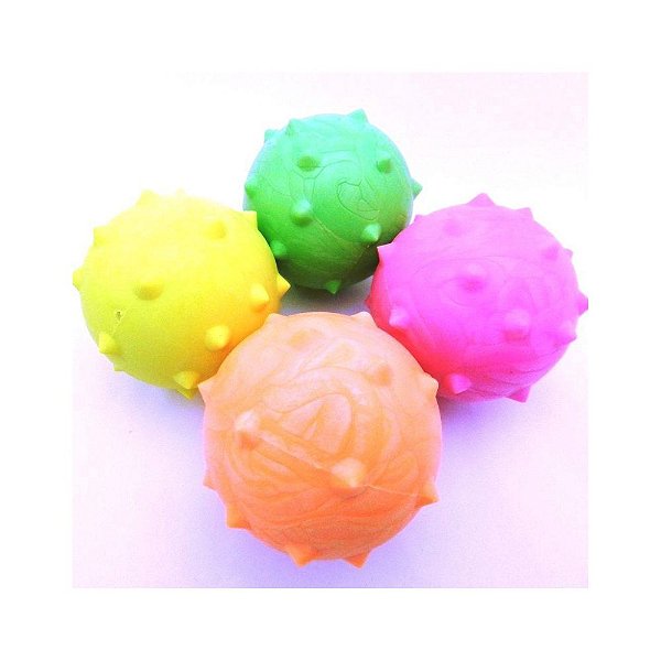 Bola Cravo Maciça 55mm Brinquedo Pet Resistente para Cães