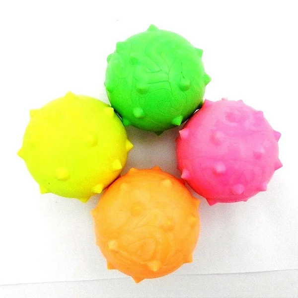 Bola Cravo Maciça 55mm Brinquedo Pet Resistente para Cães
