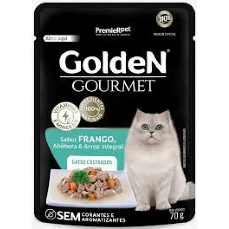 Sache Golden Gourmet Gatos Fil Fran 70G