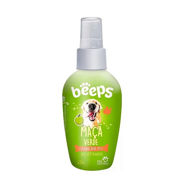 Beep's Colônia para Pets Aroma Maçã Verde 60ml Pet Society