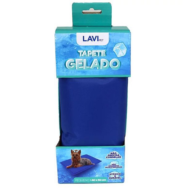 TAPETE GELADO LAVIPET TAM P-AZUL