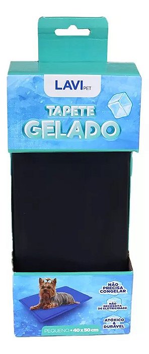 TAPETE GELADO LAVIPET TAM P-PRETO