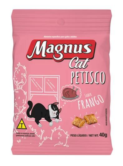 MAGNUS CAT PETISCO FRANGO 40G