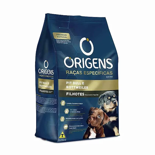 ORIGENS FILH PIT BULL/ROTTW 15KG