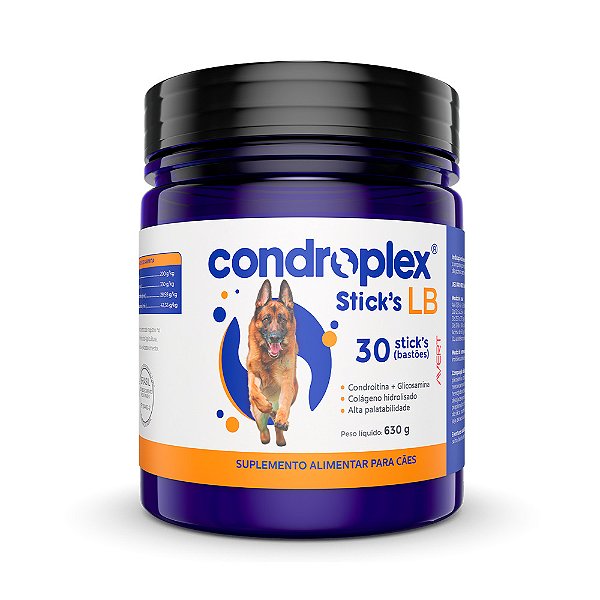 Condroplex Sticks LB 30 Bastões Suplemento Alimentar de Cães