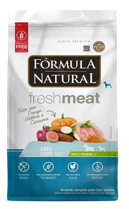 FORMULA NATURAL FRESH MEAT CAO LIGHT MIN/PEQ 2,5KG