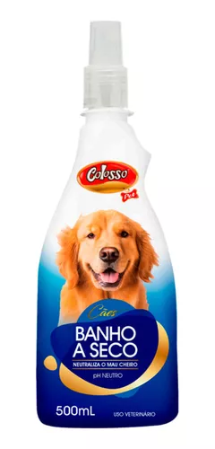 BANHO A SECO COLOSSO PET CAES 500 ML