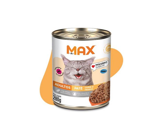 PATE MAX CAT WET AD CARNE/FGO 280G