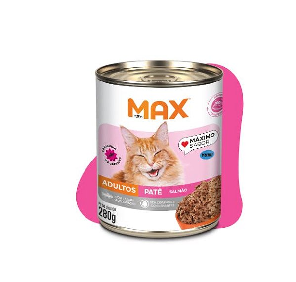 PATE MAX CAT WET AD SALMAO 280G