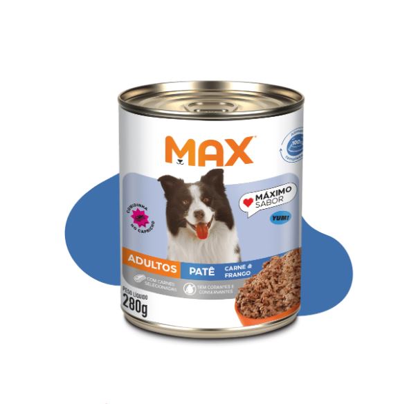 PATE MAX CAES WET AD CARNE/FGO 280G