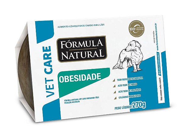 FORMULA NATURAL VET CAES OBESIDADE MOLHO 270G