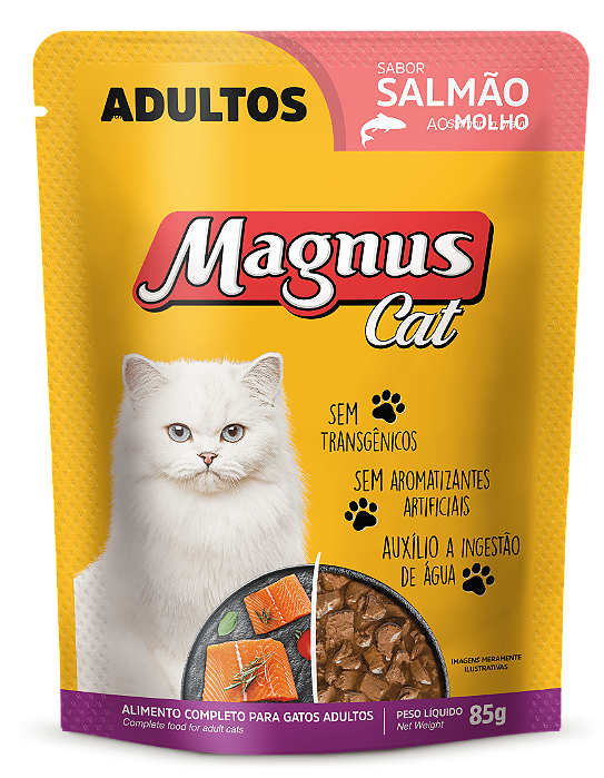 SACHE MAGNUS CAT SALMAO AO MOLH 85G