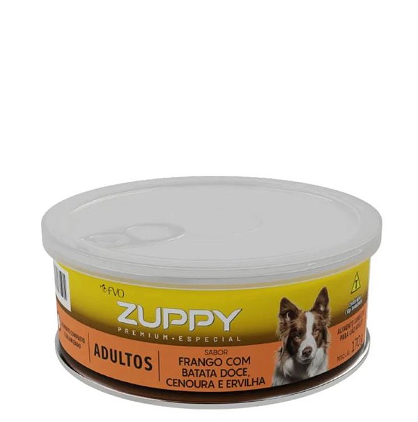 PATE ZUPPY ADULTO FRANGO BATATA/CENOURA/ERVILHA 170G