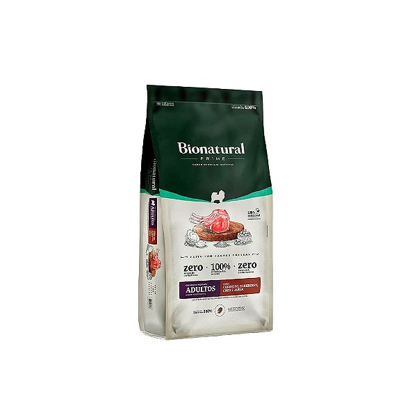 Ração Bionatural Prime Cão Raça Pequena Adulto Cordeiro 2.5Kg
