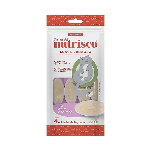 Snack Cremoso Nutrisco 56g Atum E Salmao