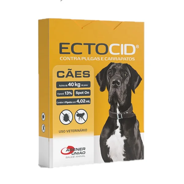 Antipulgas para Cães 4,02ml Ectocid Spot On 130mg/ml Agener
